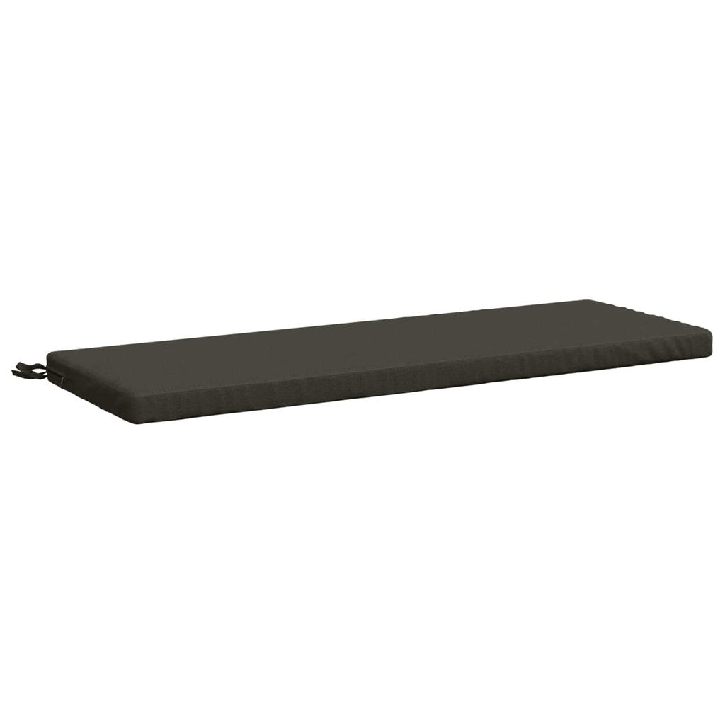 2 piece bench cushion set SOEST 2 pcs 100percent polyester anthracite