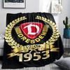 1PC SG Dynamo Dresden Print Flannel Blanket, High quality Comfortable for All Seasons, Home Decor, Warmth and Comfort, Perfect for Christmas Gifts149