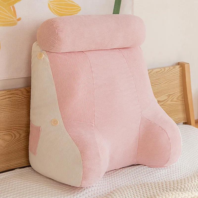 Летняя новая вельветовая подушка Cool Cushion Waistrest Full Fit Large Backrest Многофункциональная однотонная цветная подушка Cool Cushion Waistrest
