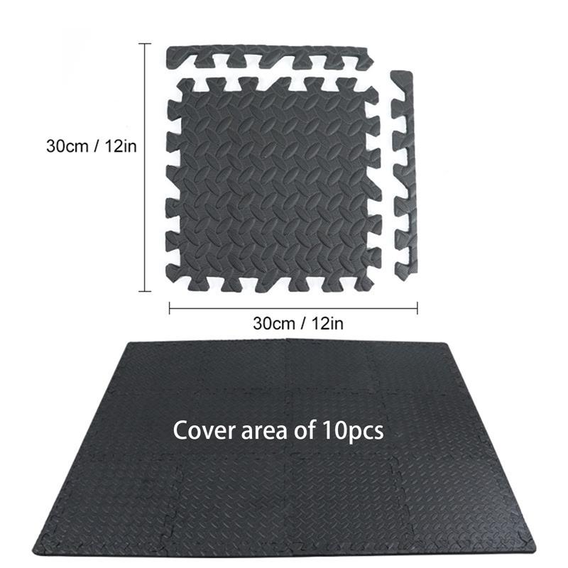 10 шт. противоскользящий коврик из вспененного этиленвинилацетата, домашний коврик, пазл для занятий в спортзале, детский игровой коврик из вспененного каучука для дома и спортзала