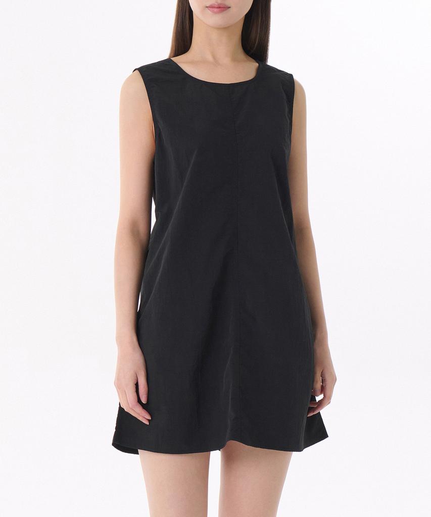 Musinsa Standard Woman Women'S Nylon Mini Dress [Black]