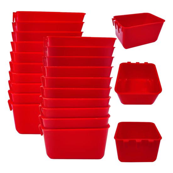 5 шт., чашки для клеток для кур, подвесные кормушки для птиц, миски для воды с крючками, миски для корма для кроликов, голубей, мелких животных