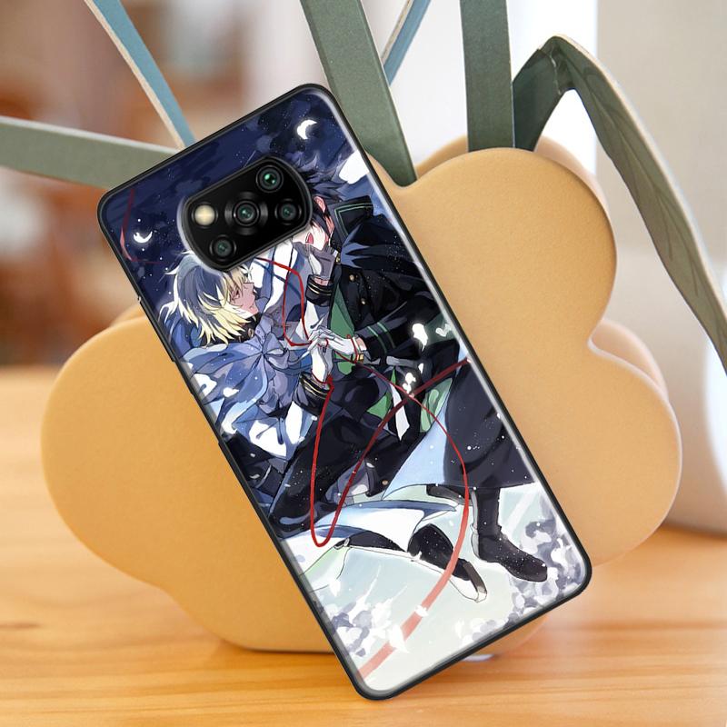 Аниме Owari no Seraph Of The End для POCO X3 Pro X3 GT F3 M3 M4 Pro чехол для Xiaomi Mi 11 Lite Mi 11T Pro 10T задняя крышка