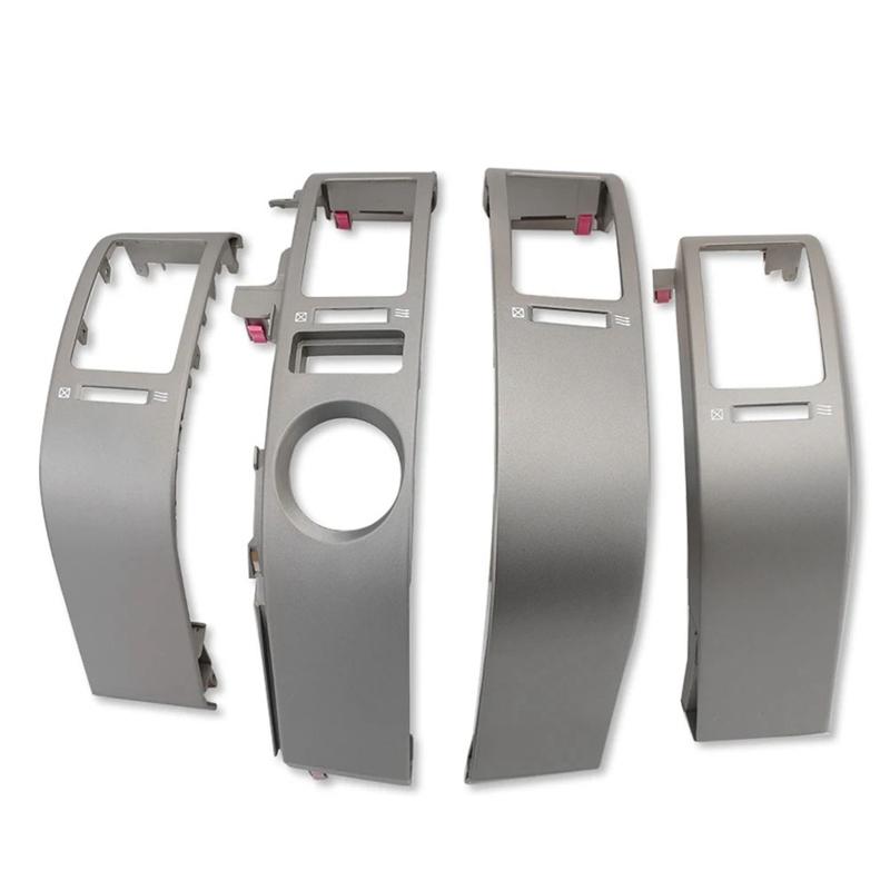 2 шт. Передняя левая + правая панель вентиляционного отверстия на приборной панели Для Toyota Prius 2004-2009 Рамка выхода кондиционера Запасные аксессуары-A87Q