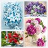 5D DIY Full Round Diamond Painting Flower Vase Diamond Painting Cross Stitch Diamond Embroidery
