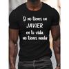 Европейские размеры Javier Print, Мужская футболка с коротким рукавом и круглым вырезом, Свободный и легкий топ, идеально подходящий для лета