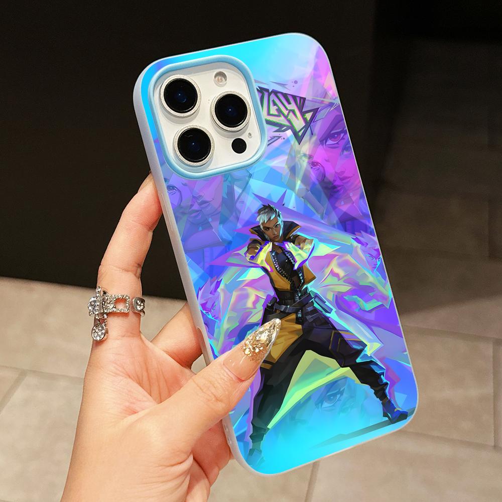 Valo Waylay Phone Case for iPhone 17 16 15 14 13 12 11 Air Pro Max Plus Jelly Double layer Light Blue Cover