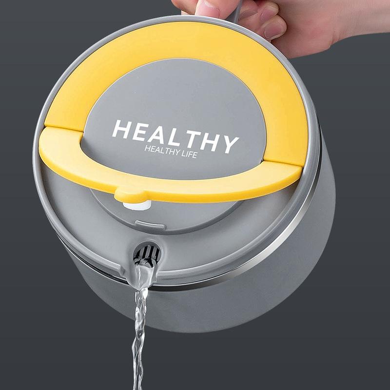 Чаша для лапши быстрого приготовления из нержавеющей стали 304, ланч-бокс с ручкой, коробка для бенто, термос для еды, офисный работник, студенческий детский ланч-бокс