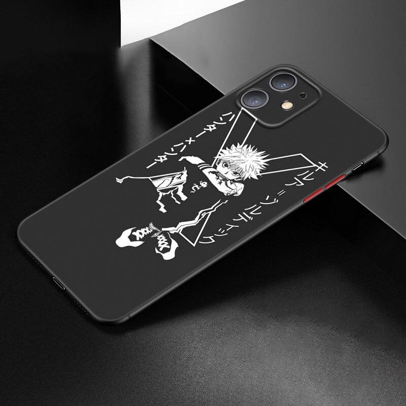 Чехол для телефона «Аниме Hunter x Hunters» для Apple iPhone 12 13 Mini 11 Pro Max XR X XS MAX 8 7 6S 6 Plus SE 5S 5 2020, черный чехол