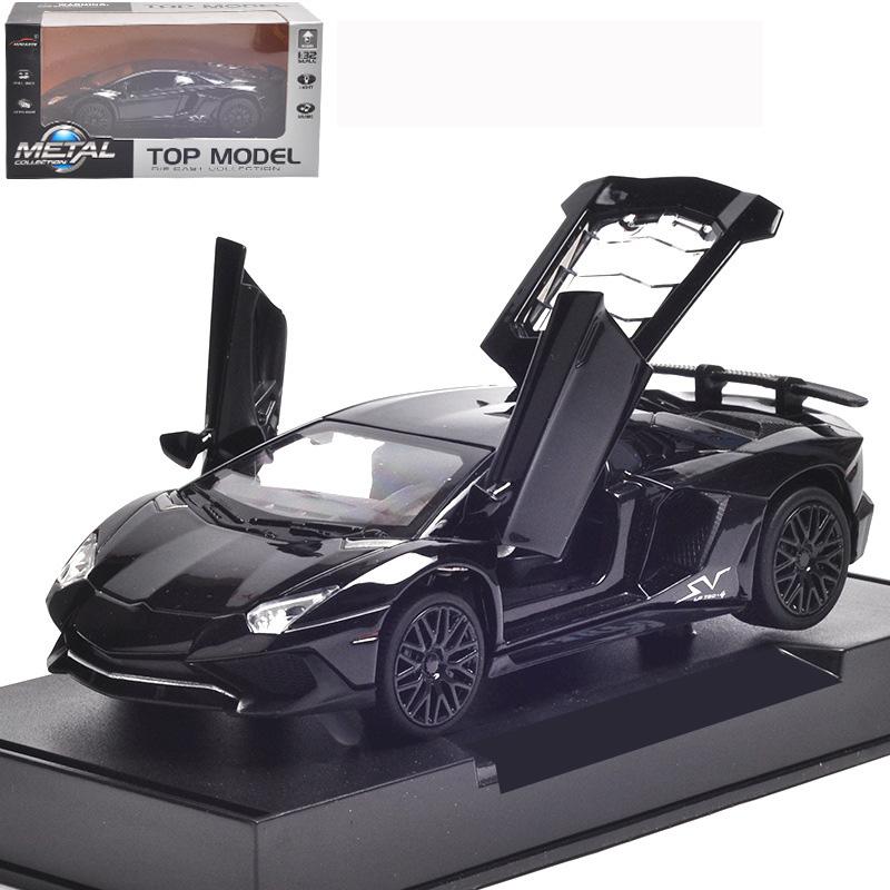Спортивная модель Lamborghini LP750, масштаб 1/32, из сплава, с детализированным салоном, крутыми световыми и звуковыми эффектами, изысканное настольное украшение