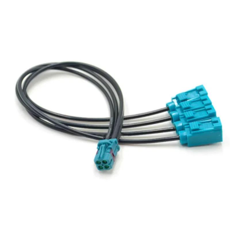 TE Mini 4-в-1 FAKRA Female LVDS Жгут проводов панорамного изображения