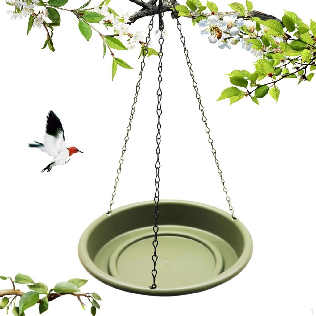 Ванночка для птиц, Цепочная кормушка, Садовая подвесная ванночка для голубей на открытом воздухе