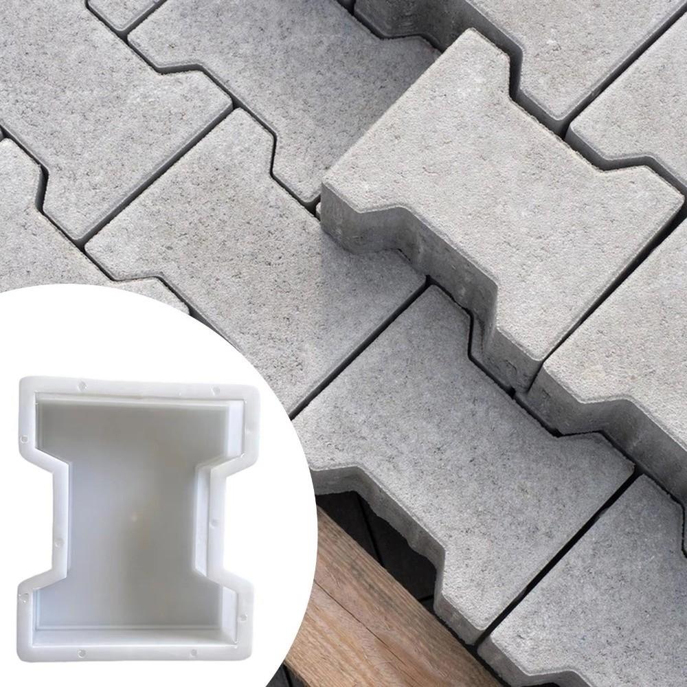 Thickened I Shape Brick Mold Plastic Concrete Paver Mold New Paving Brick Mold  Garden Walkway