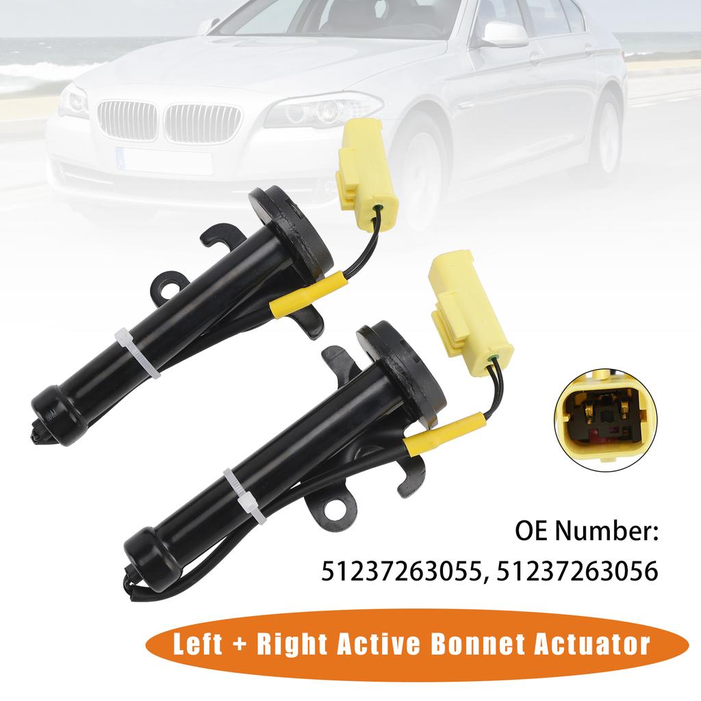 2x Актуатор активного капота 51237263055 51237263056 Для BMW 5 6 7 Серии F10 / F11