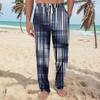 Мужские трикотажные модные повседневные брюки с напечатанным карманом, пижамные брюки