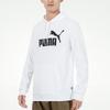 Puma Casual Loose Fit Hooded Sweatshirt Men Tops White 588709-02
