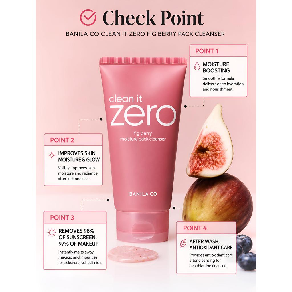 Banila Co Clean It Zero Fig Berry Pack Cleanser 180g