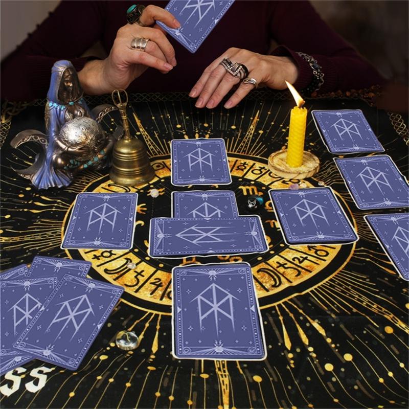 Скатерть для гадания Астрология Скатерть для алтаря Квадратная Скатерть для гадальных карт Скатерть для стола Колдовство Скатерть для колоды Прочная