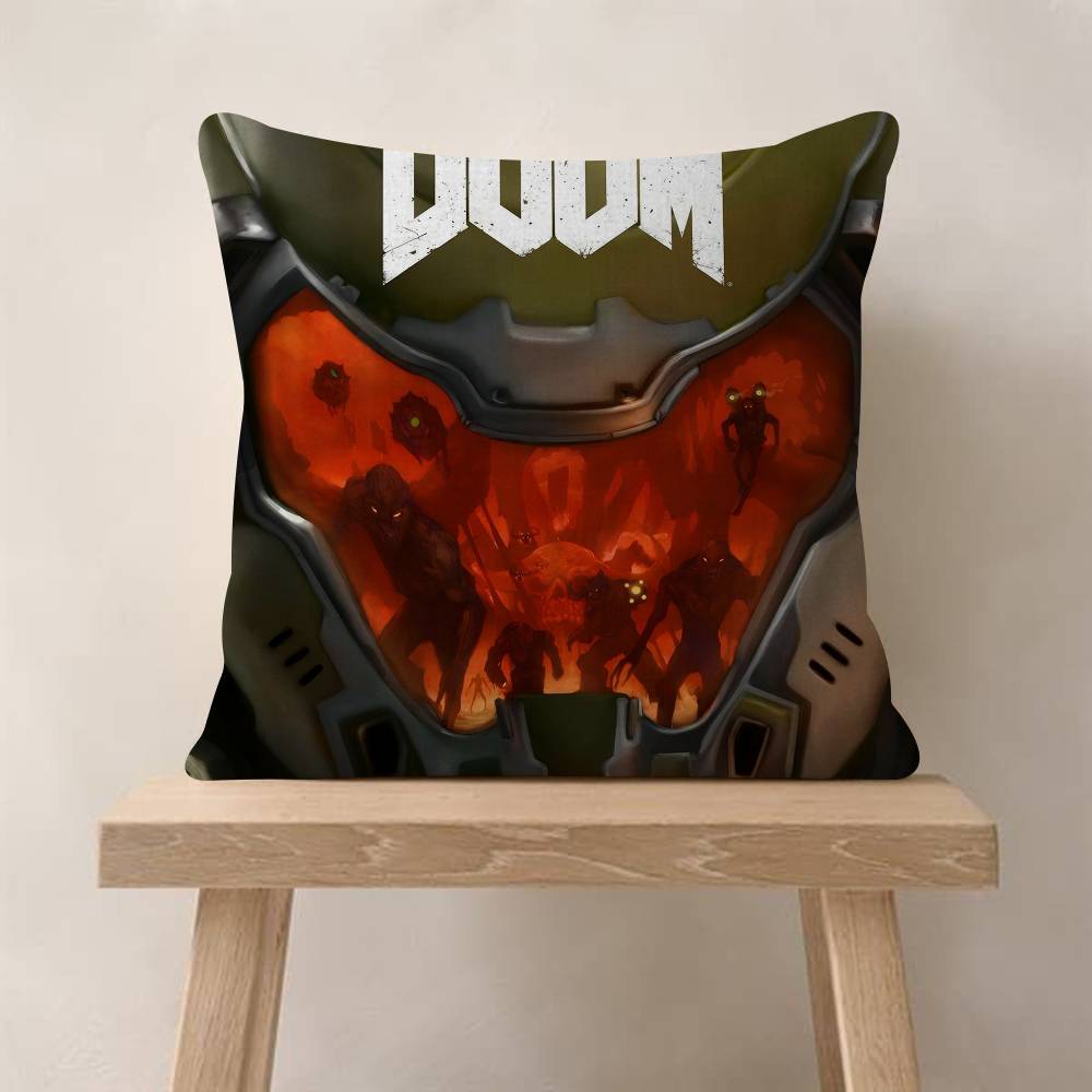 pc Game ADOOMEternal Cushion Cover Inches Farmhouse Decor Home Throw Pillow Covers For Couch Decorations