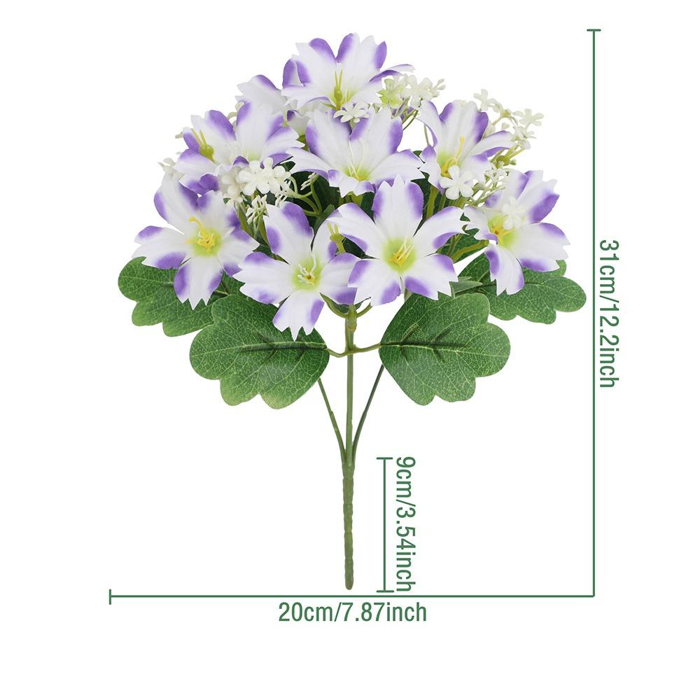 UV Resistant Realistic Faux Blooms Plastic Artificial Flower  Flower Arrangement