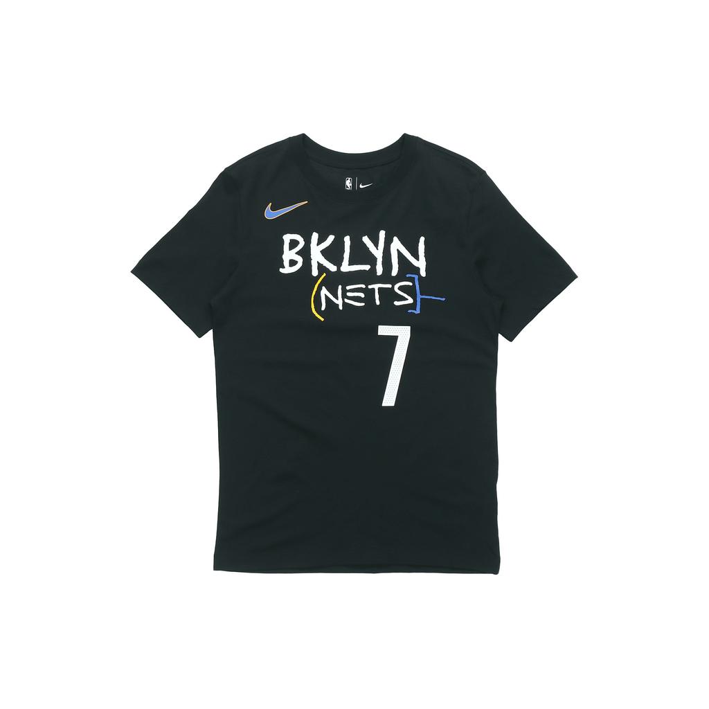 Nike Kevin Durant #7 Brooklyn Nets Performance Basketball T-Shirt Men Tops Black CT9420-014