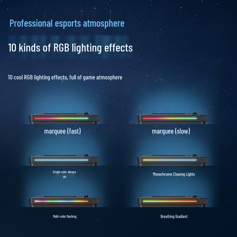 Подставка-кулер для игрового ноутбука Jichuan FX7 с RGB