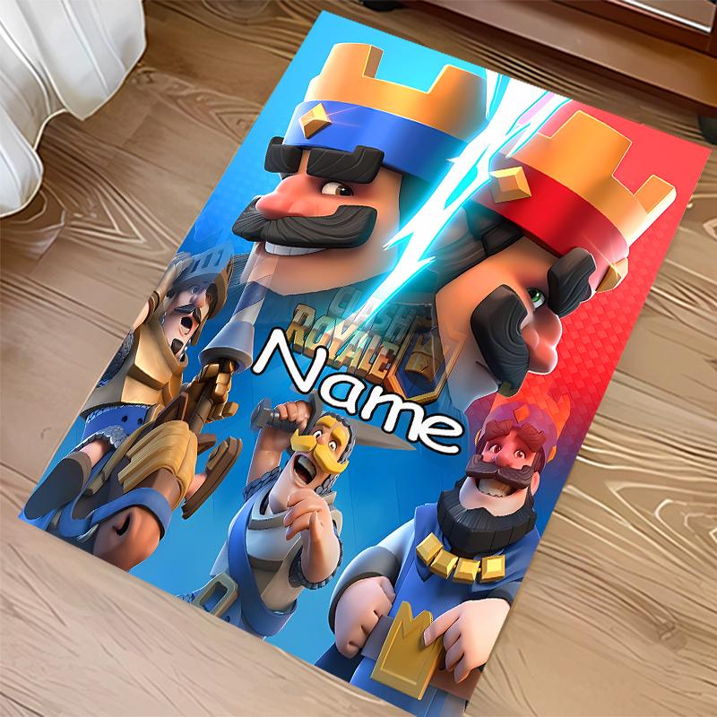 Custom personalization Clash Royale Print Area Rug - Soft, Washable Non-Slip Indoor Mat,Living Room,Home&Office Decorative Rug