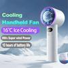 New Mini Handheld Fan Speed Portable Desktop Fans Instant Cooling with Ice Mode Rechargeable Stylish for Women