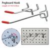 1Pcs Steel Oblique Hanger Hardware Tool Pegboard Hook New Hole Board Hook  for Shop Good Shelf
