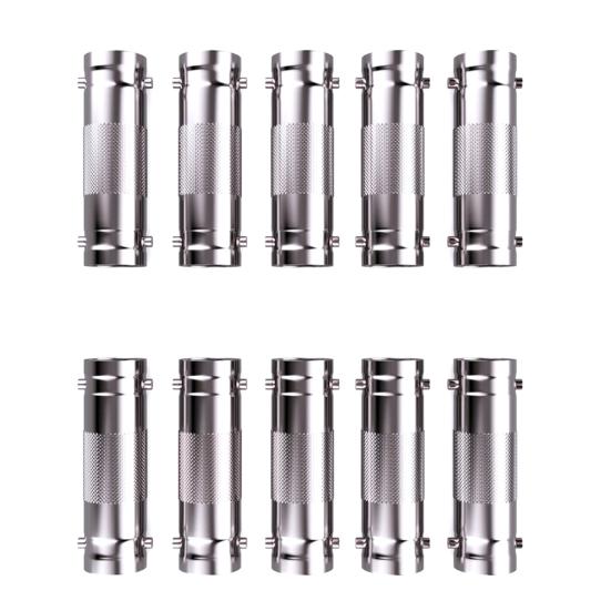 10Pcs BNC Female to Female Connector Adapter Coupler Converter Replacement Kit for CCTV Video Camera