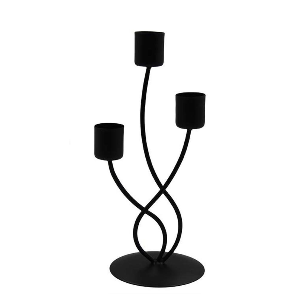 Элегантный металлический подсвечник в скандинавском стиле, декоративный железный конический подсвечник для домашнего стола, центральные украшения