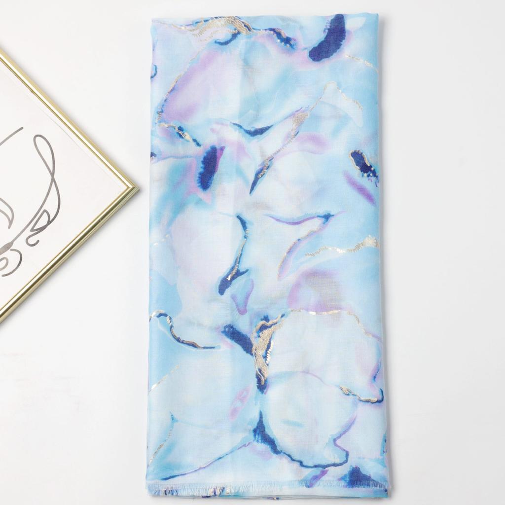 2024 Spring And Autumn Winter New Cotton And Hemp Long Thin Scarf Travel Versatile Sunscreen Warm Shawl For Women