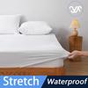 2025 1pc Waterproof Bedsheet,Solid Color Bed Sheet Anti-Stain Mattress Protector,Machine Washable Bedding,Can Be Used In All