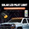 Solar Powered Cab Roof LED Lights 5pcs for Truck Trailer w/Remote