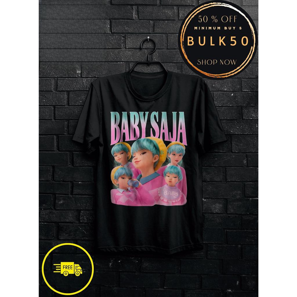 Аниме K-Pop Футболка Охотники на демонов Харадзюку Круглый вырез Повседневная рубашка Подарок