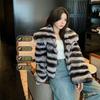 Winter New Lady Environmentally Friendly Fur Chinchilla Thickened Fluffy Coat Women's Short Lapel Fashionable