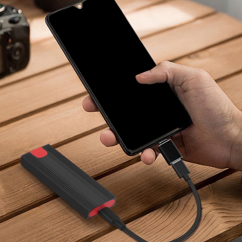 Алюминиевый внешний корпус для M.2 NVMe накопителя, USB C, 2230 2242 2260 2280, Корпус для внешнего жесткого диска, Внутренний для жесткого диска
