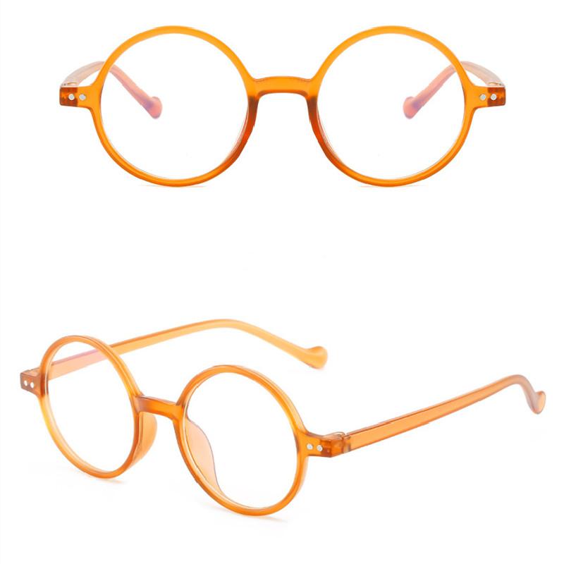 Маленькие круглые очки для чтения, компьютерные очки синего света, блокирующие дальнозоркость, с диоптриями