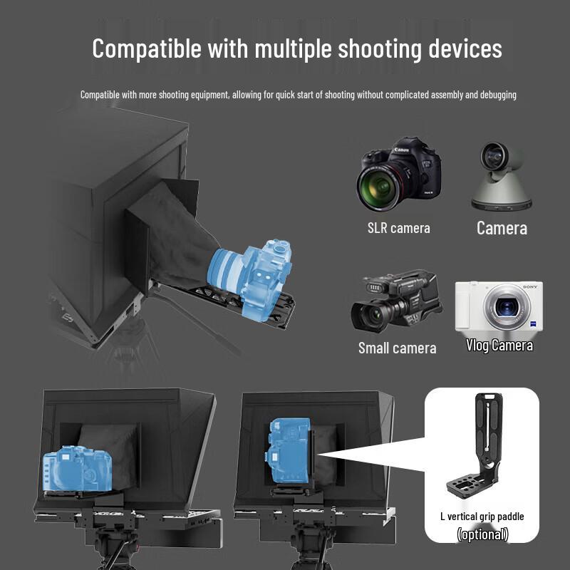 Jiashiying js190pro Professional Portable Folding Teleprompter