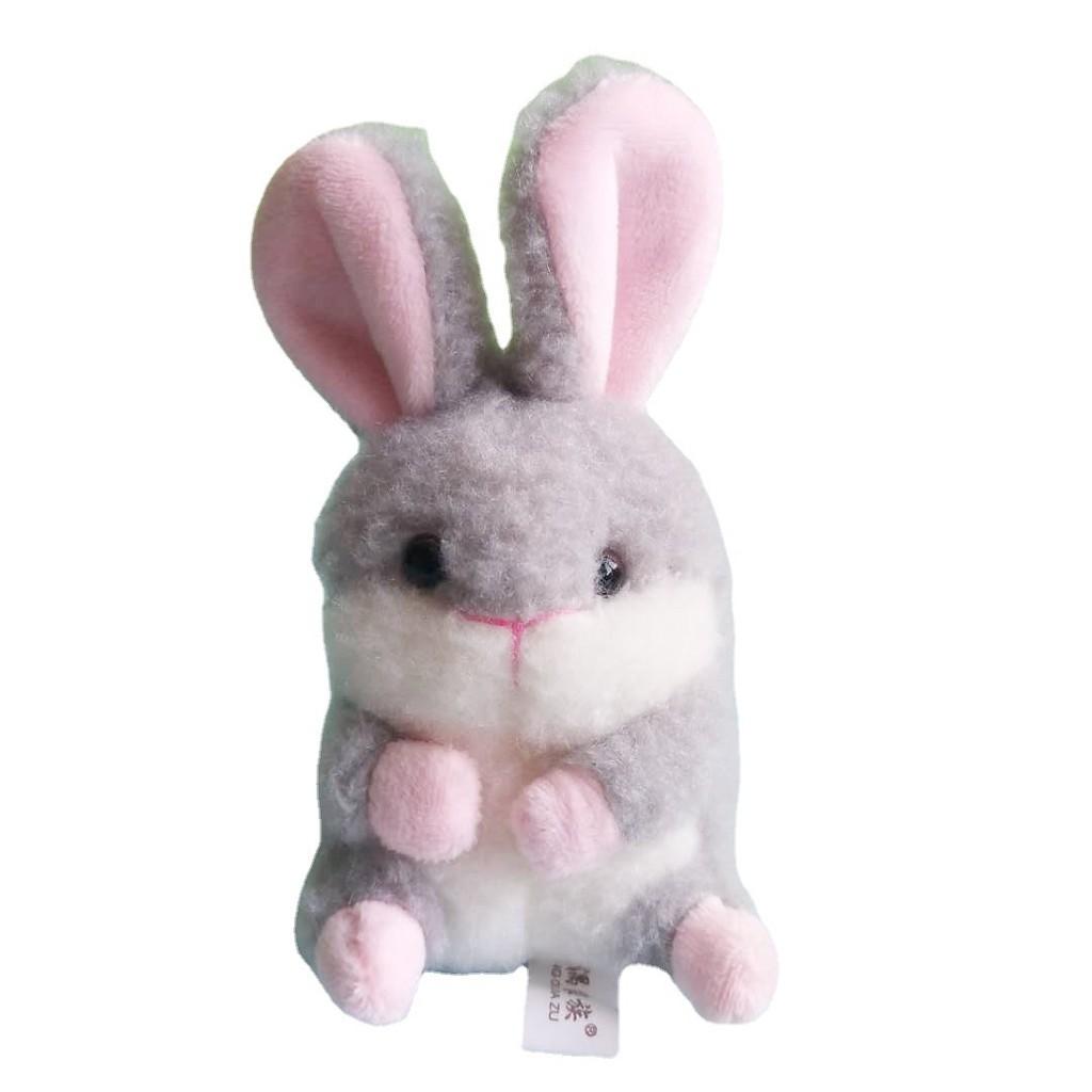 Soft And Cuddly Rabbit Plush Toy Keychain Ideal For Bags And Car Hangings