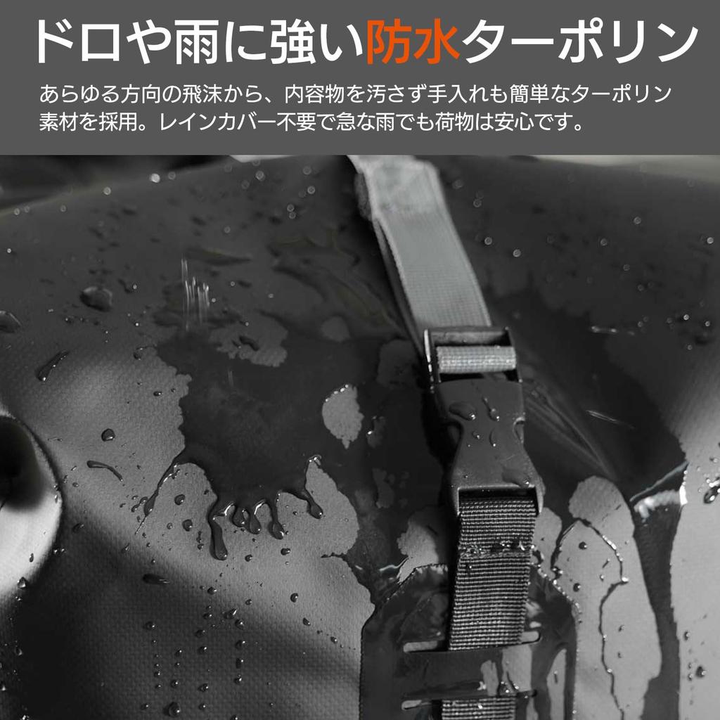 Waterproof Side Bag Tarpaulin Bag [DOPPELGANGER]