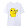 Camisetas con estampado de dibujos animados de Adventure Time hombres moda Harajuku, cómics creativos, camisetas geniales
