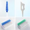 200 Pcs/Box Silicone Interdental Brush Super Soft Dental Cleaning Brushes Teeth Cleaner Dental Floss Toothpicks Oral Care Tools