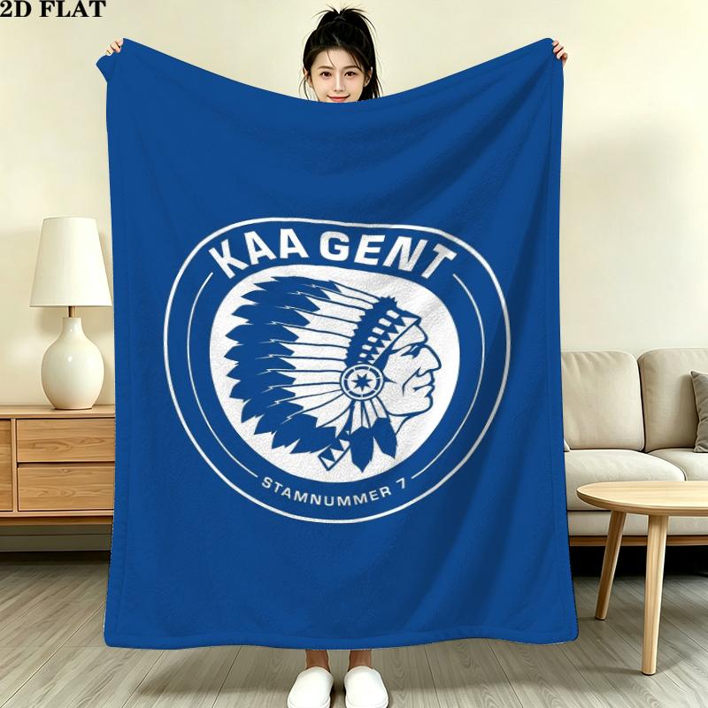 Фланелевое одеяло Kaa Gent Print, Высококачественное, Удобное для всех сезонов, Декор для дома, Тепло и уют, Идеально для рождественских подарков