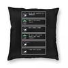 Deltarune Dialogues Square Pillowcase Polyester Linen Velvet Creative Zip Decor Throw Pillow Case Home x