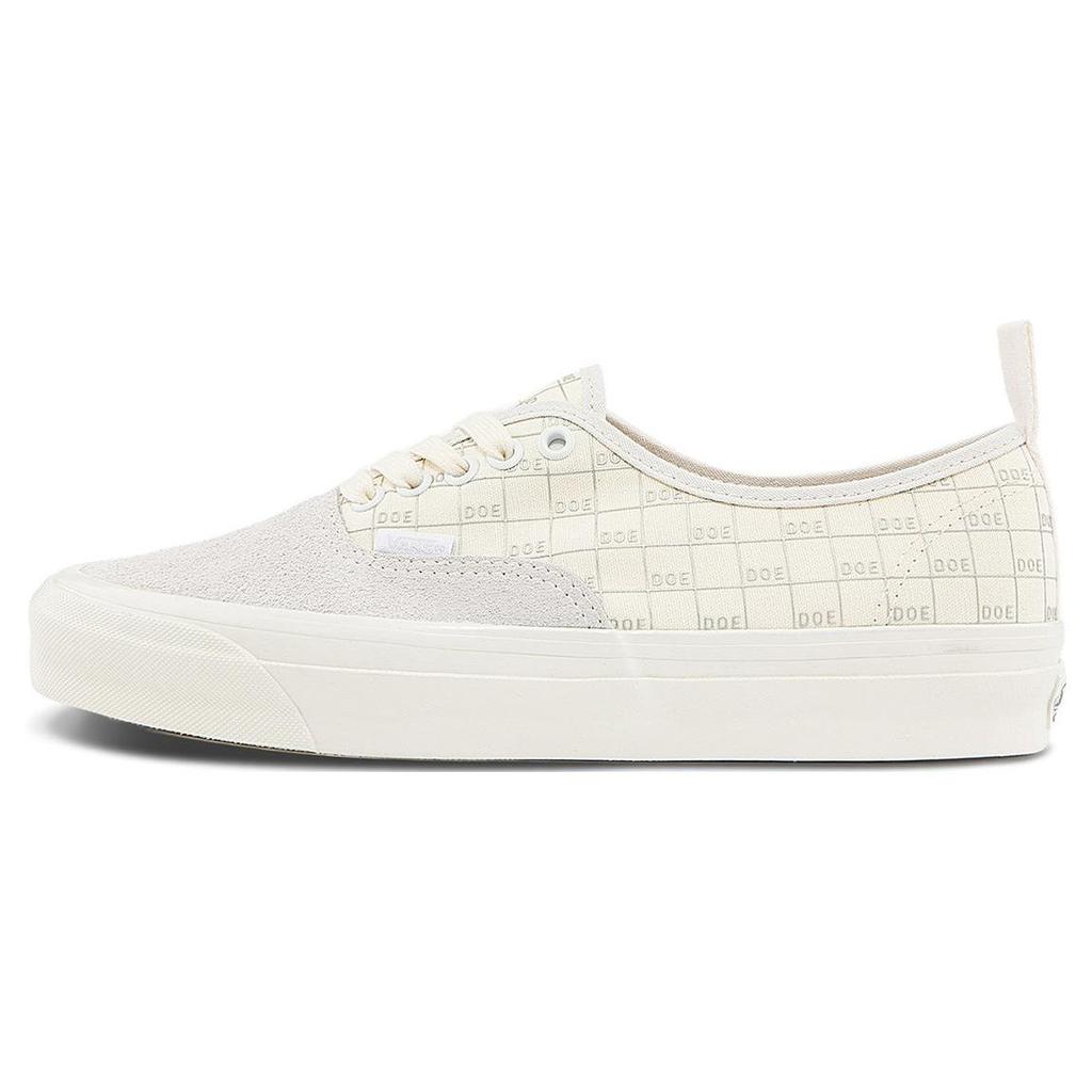 Vans Doe X Vault Authentic Lx Durable Breathable Low-Top Skate Shoes Unisex Sneakers White VN0A5FBDCAB