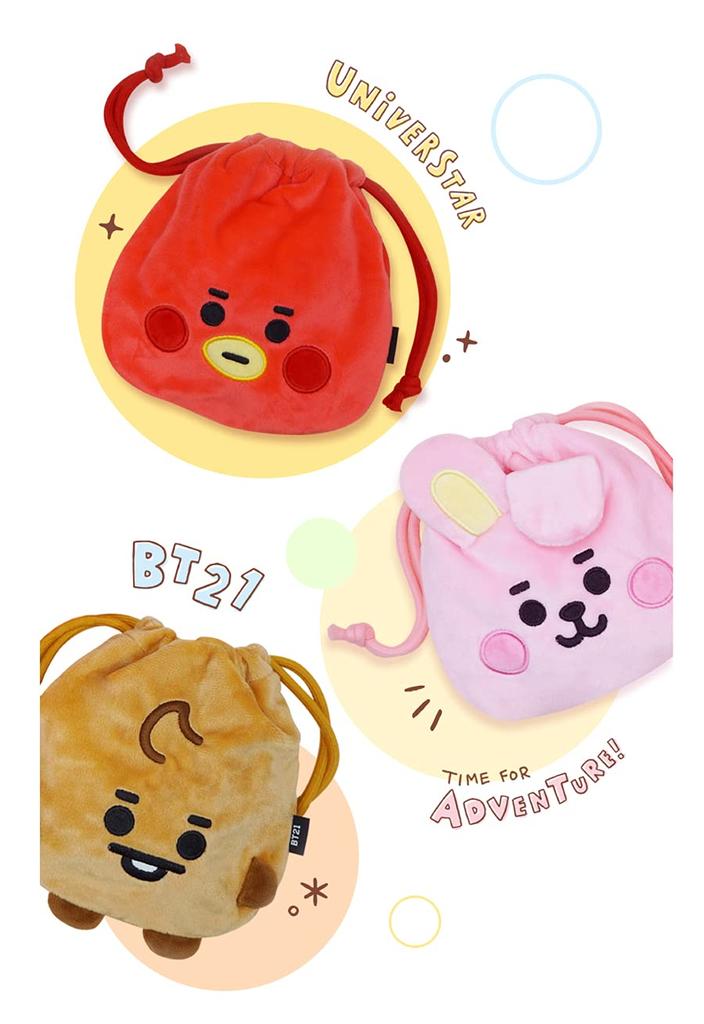 Solomon Shoji BT21 Face Type Pouch FACE POUCH Многоцветный (MANG) BT21-FSP-MG