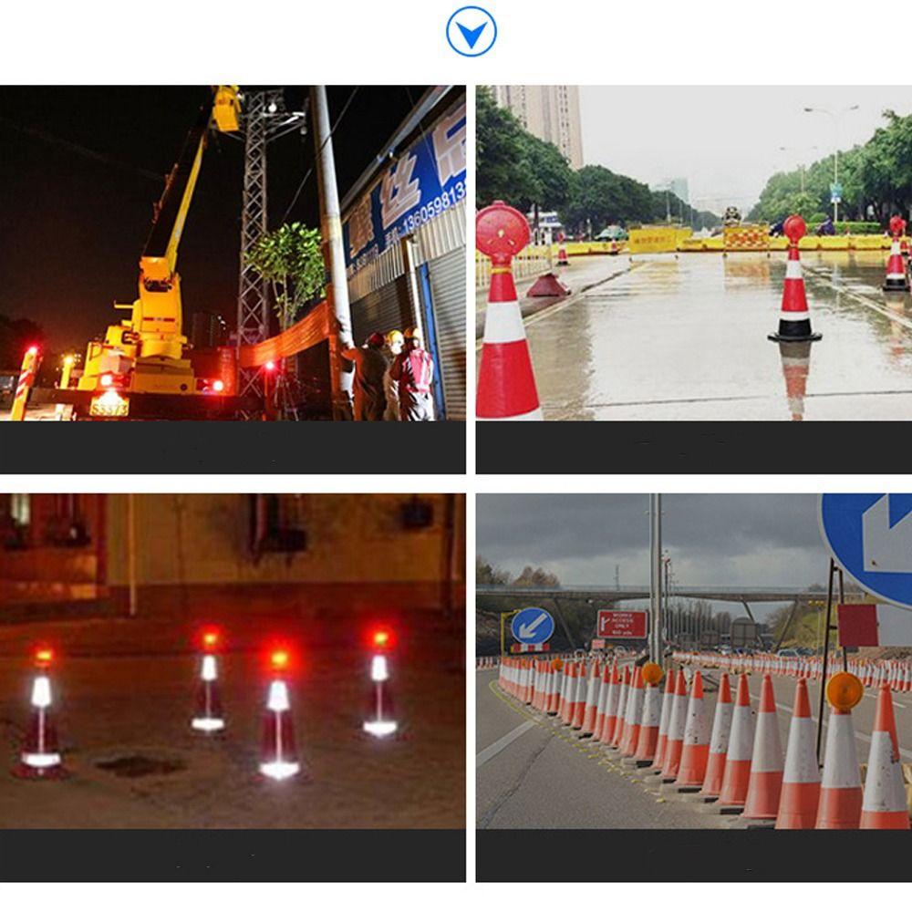 Safety Plum Blossom Warning Light Handheld Emergency Flashing Light Road Construction