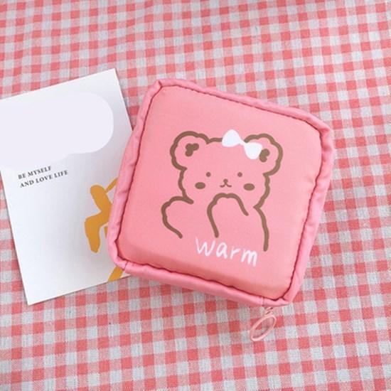 Mini Women Cosmetic Bag Cute Floral Small Makeup Bags Toiletry Organizer Female Coin Card Storage Purse Make Up Case Bag