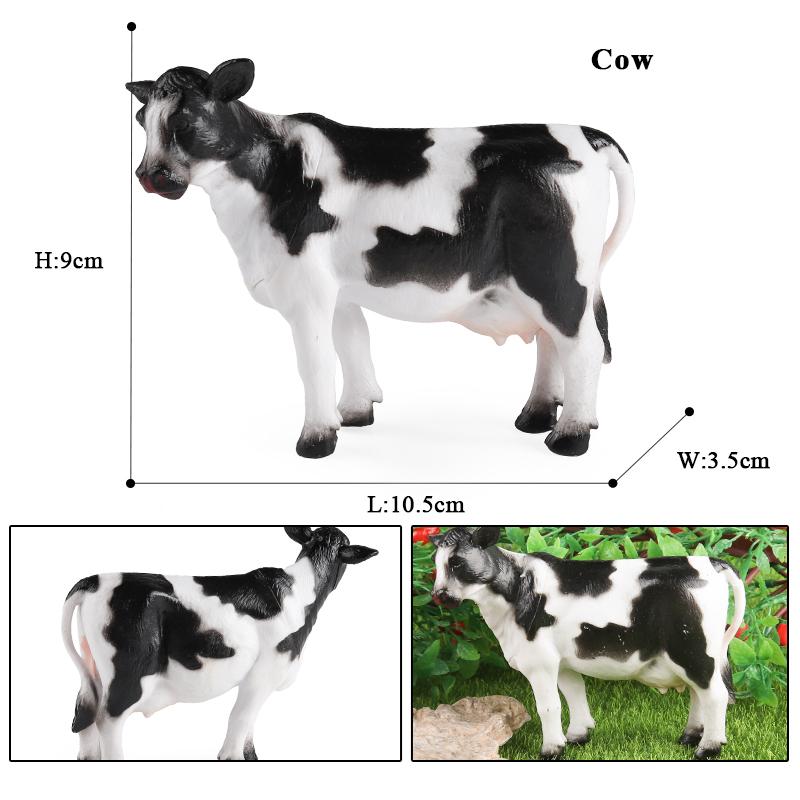 Oenux Модель Фермы Симуляция Гусь Утка Свинья Курица Корова Лошадь Овца Фигурки Животных Птицы Фигурка Миниатюрная Милая Детская Игрушка
